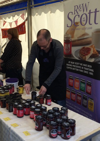 Jam and Ham - Paul McMahon on stand RW Scott.JPG